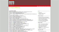 Desktop Screenshot of blogs.motomag.com